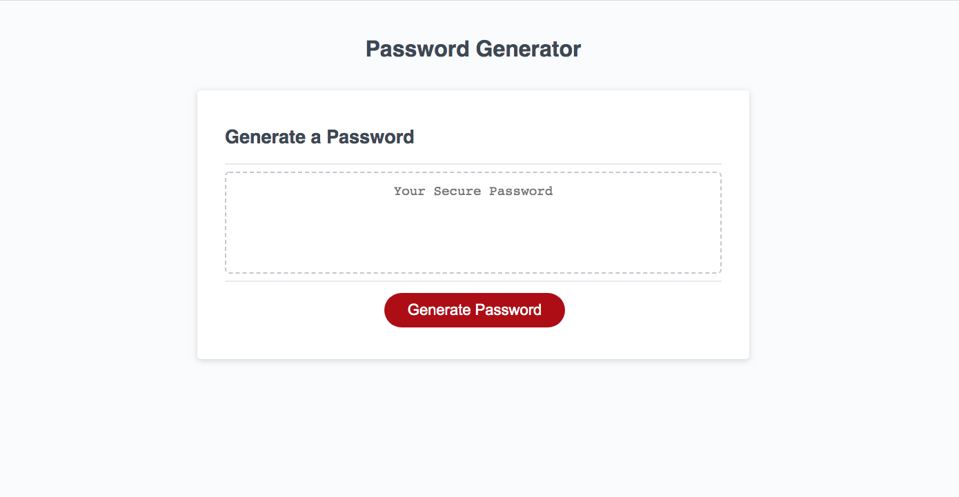 password generate